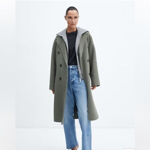 NWOT Mango Handmade Oversized Wool Coat